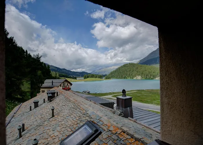 Daire Chesa Munteratsch 1-zimmerwohnung 107 Typ B Silvaplana